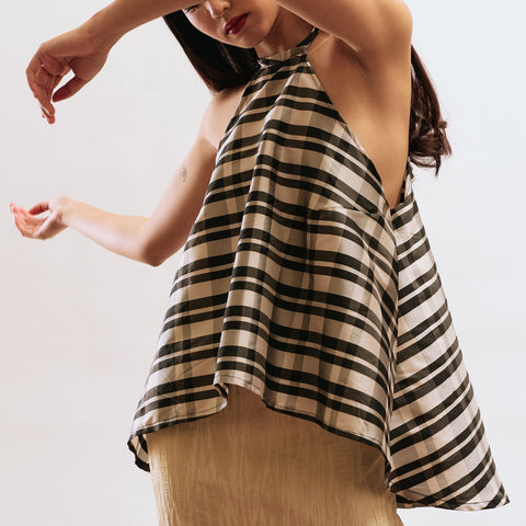 HALTER TOP in SNOW MAN