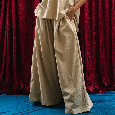 PALAZZO PANTS in PLASTER